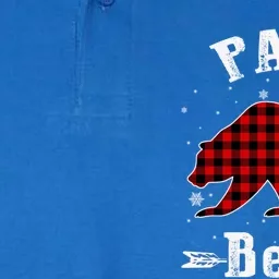 Papa Bear Gift Red Buffalo Plaid Papa Bear Pajama Meaningful Gift Softstyle Adult Sport Polo