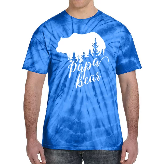 Papa Bear Gift Tie-Dye T-Shirt