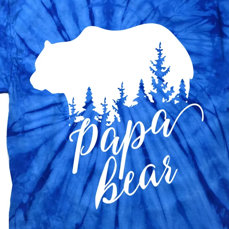 Papa Bear Gift Tie-Dye T-Shirt