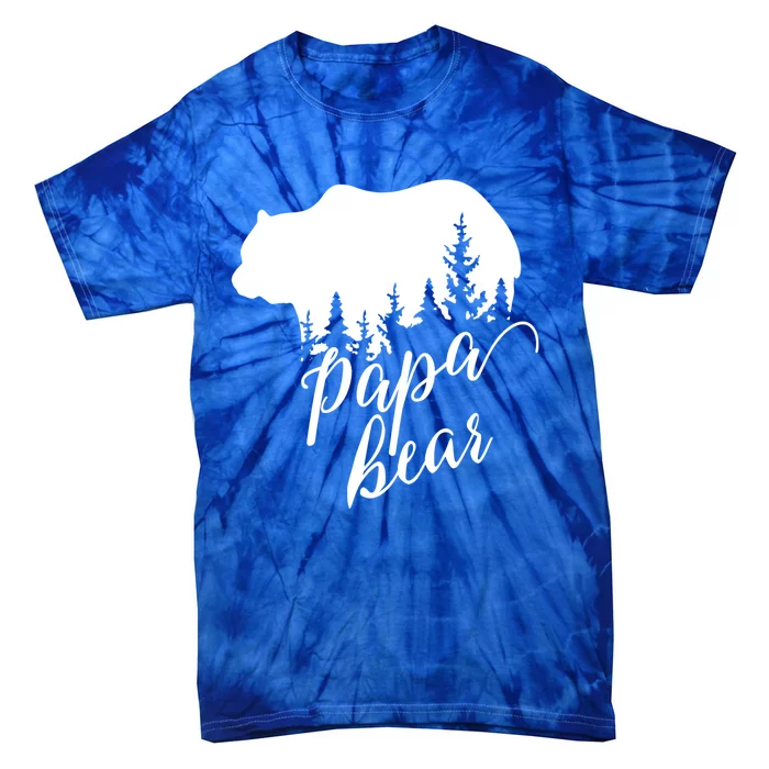 Papa Bear Gift Tie-Dye T-Shirt