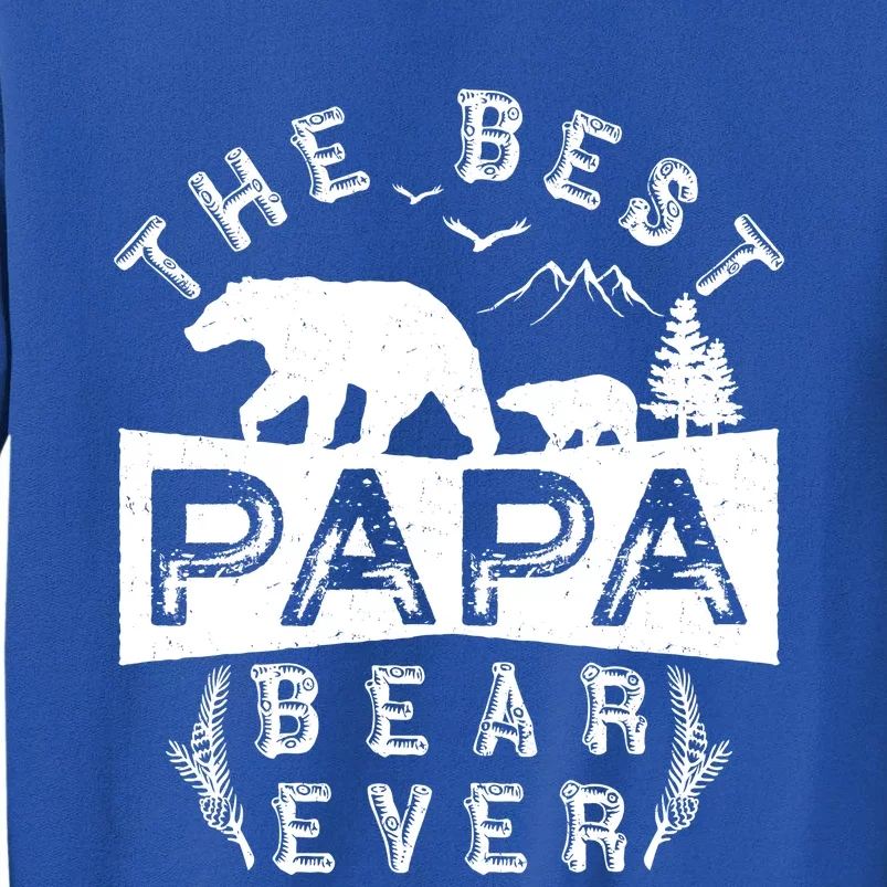 Papa Bear Gift With Cub Dad Christmas Birthday Gift Sweatshirt