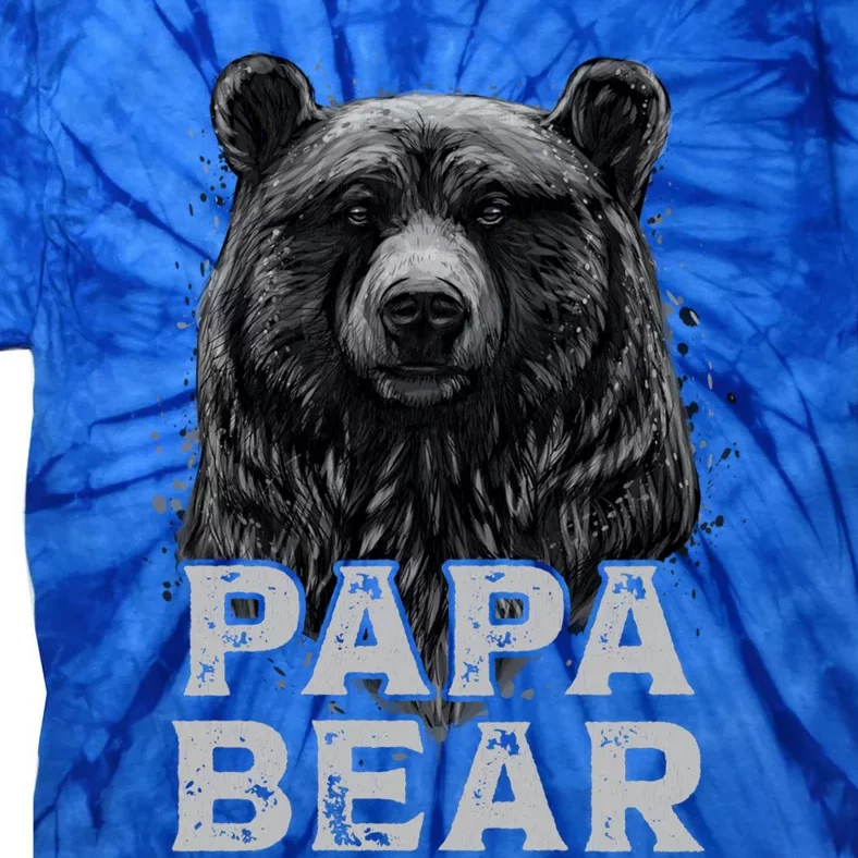 Papa Bear Gift Tie-Dye T-Shirt