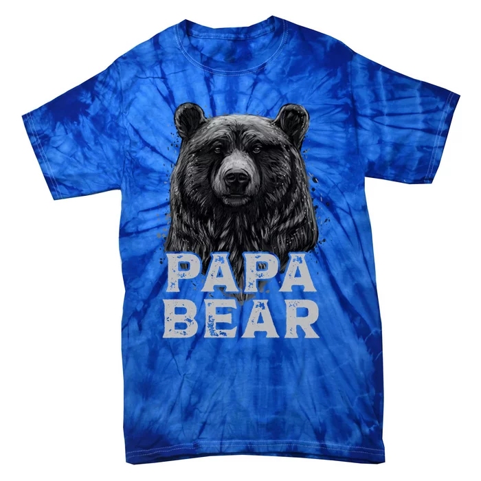 Papa Bear Gift Tie-Dye T-Shirt