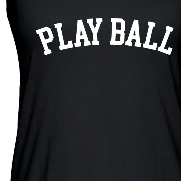 Play Ball Game Day Ladies Essential Flowy Tank