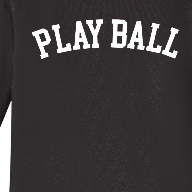 Play Ball Game Day Baby Long Sleeve Bodysuit