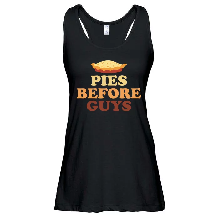 Pies Before Guys Funny Thanksgiving Ladies Essential Flowy Tank