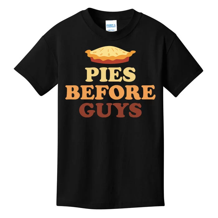 Pies Before Guys Funny Thanksgiving Kids T-Shirt