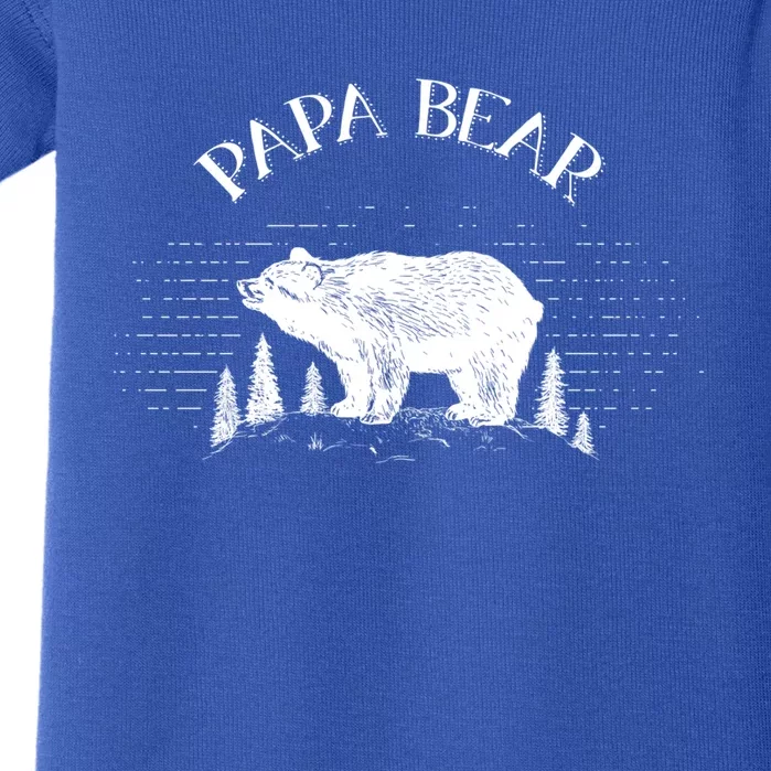 Papa Bear Gift Baby Bodysuit