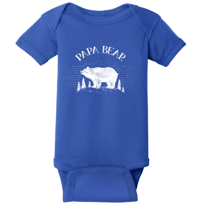 Papa Bear Gift Baby Bodysuit