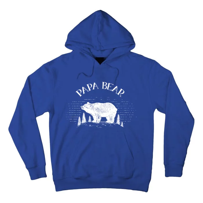 Papa Bear Gift Tall Hoodie