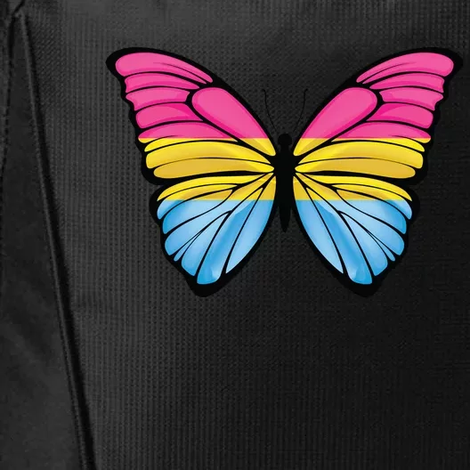 Pansexual Butterfly Hypolimnas Pan Pride Flag Pansexuality City Backpack