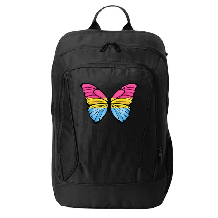 Pansexual Butterfly Hypolimnas Pan Pride Flag Pansexuality City Backpack