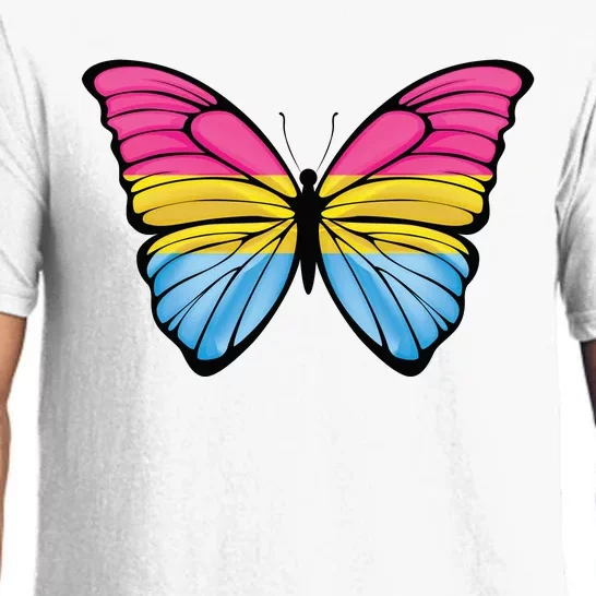 Pansexual Butterfly Hypolimnas Pan Pride Flag Pansexuality Pajama Set