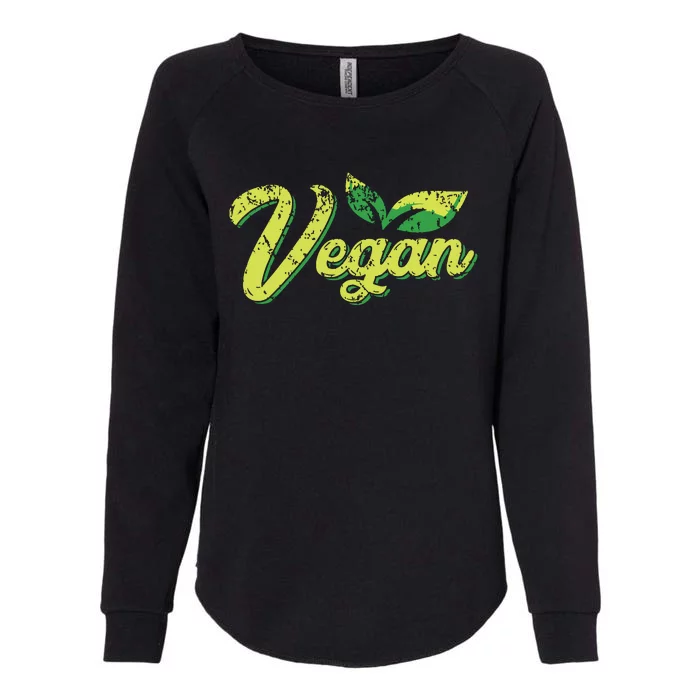 Plant Base Herbivore Go Vegan Womens California Wash Sweatshirt