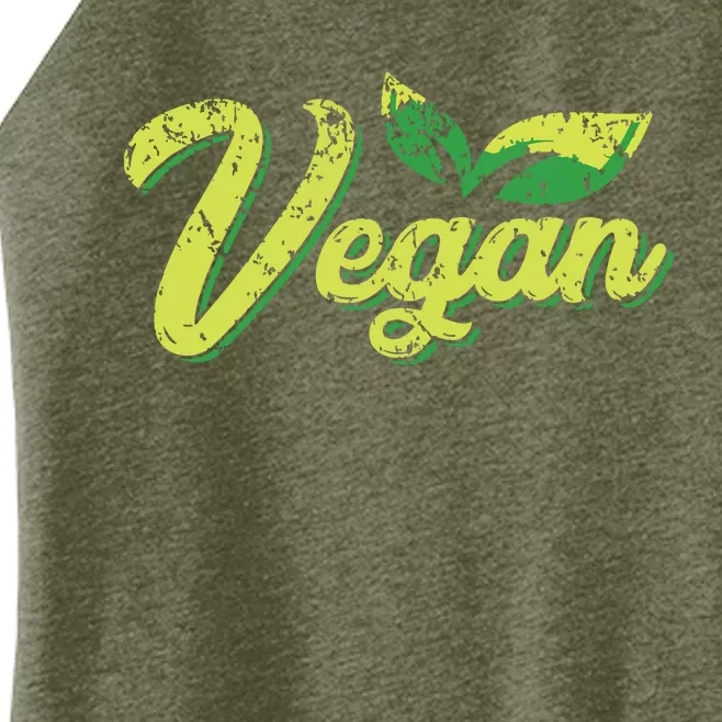 Plant Base Herbivore Go Vegan Women’s Perfect Tri Rocker Tank