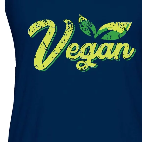 Plant Base Herbivore Go Vegan Ladies Essential Flowy Tank