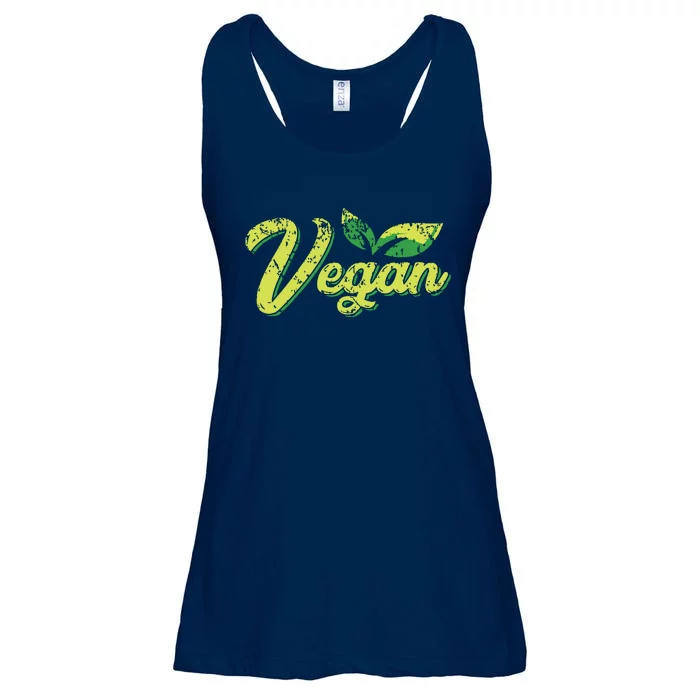 Plant Base Herbivore Go Vegan Ladies Essential Flowy Tank