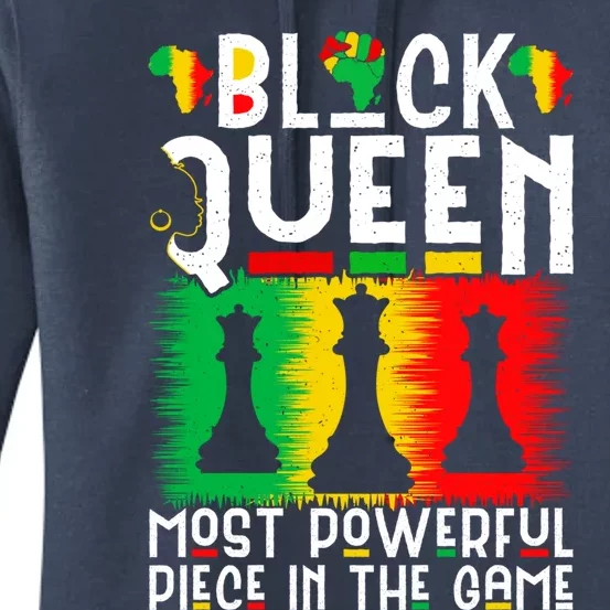 Proud Black History Month Black Queen Juneteenth Funny Gift Women's Pullover Hoodie