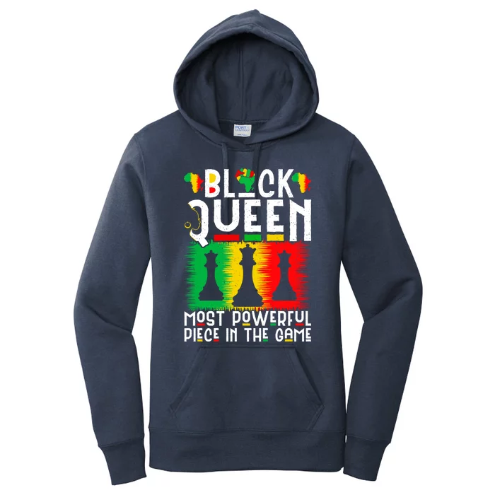 Proud Black History Month Black Queen Juneteenth Funny Gift Women's Pullover Hoodie