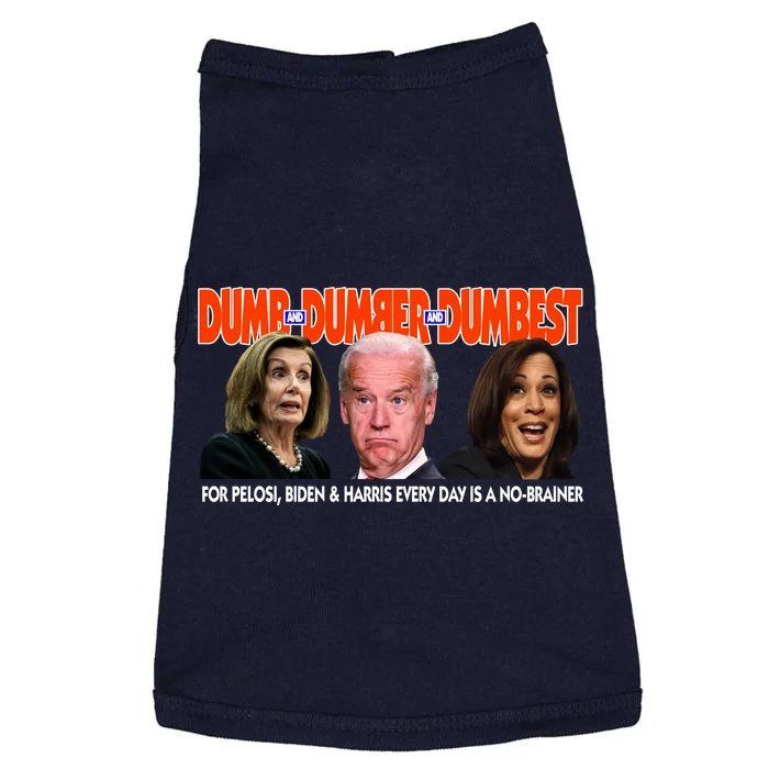 Pelosi Biden Harris Dumb And Dumber And Dumbest Funny Anti Biden Doggie Tank