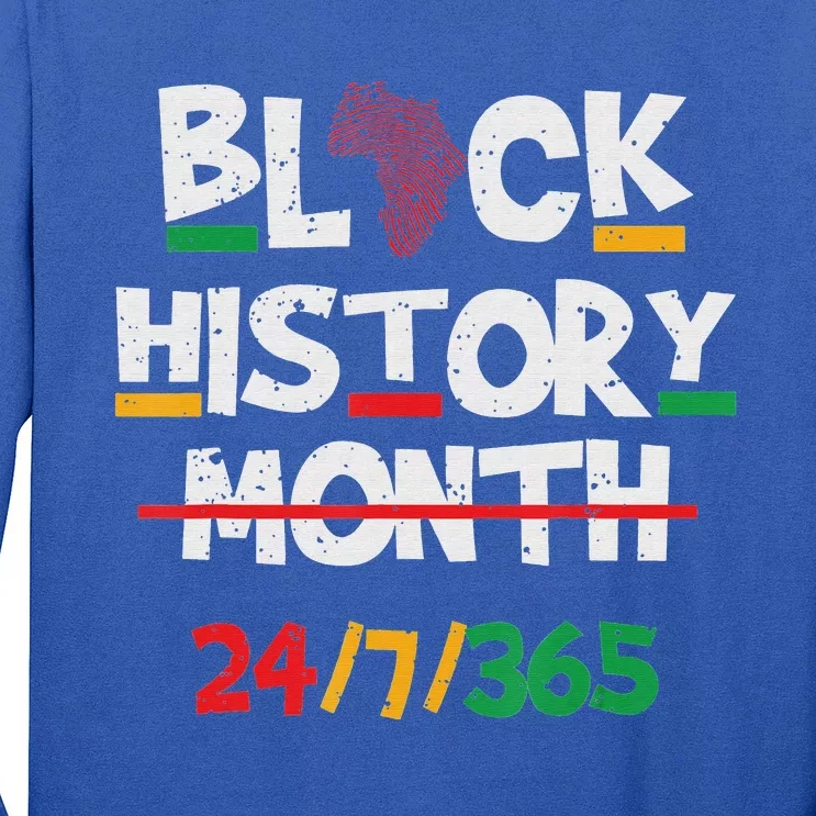 Proud Black Heritage Black History Month 24 7 Long Sleeve Shirt