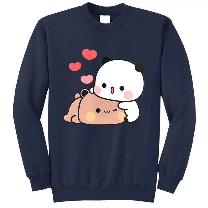 TeeShirtPalace | Panda Bear Hug Bubu Dudu Valentines Day's Sweatshirt