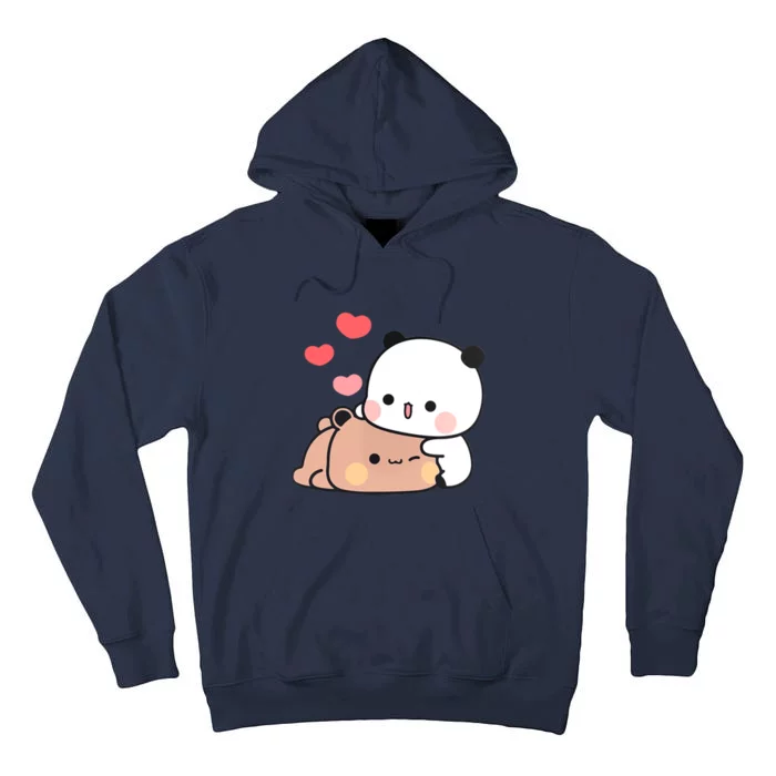 Panda Bear Hug Bubu Dudu Valentines Day's Tall Hoodie