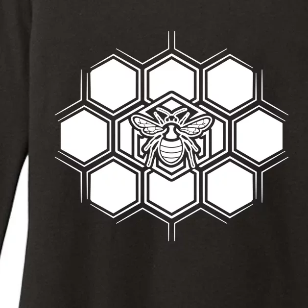 Proud Beekeeper Honeycomb Honeycute Giftbee Beekeeping Apiarist Great Gift Womens CVC Long Sleeve Shirt