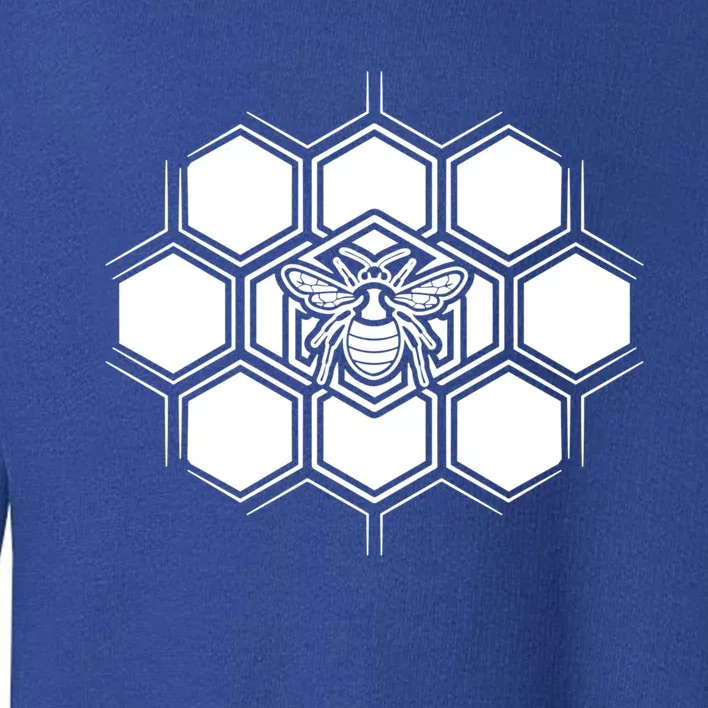 Proud Beekeeper Honeycomb Honeycute Giftbee Beekeeping Apiarist Great Gift Toddler Sweatshirt