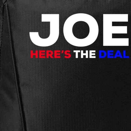 Pro Biden Here’S The Deal Joe Biden Supporter Cute Gift City Backpack