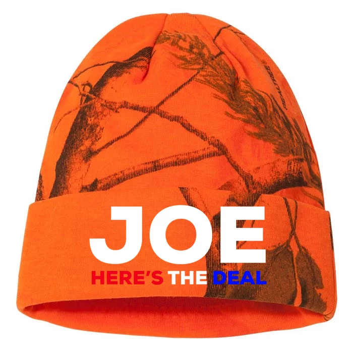 Pro Biden Here’S The Deal Joe Biden Supporter Cute Gift Kati - 12in Camo Beanie