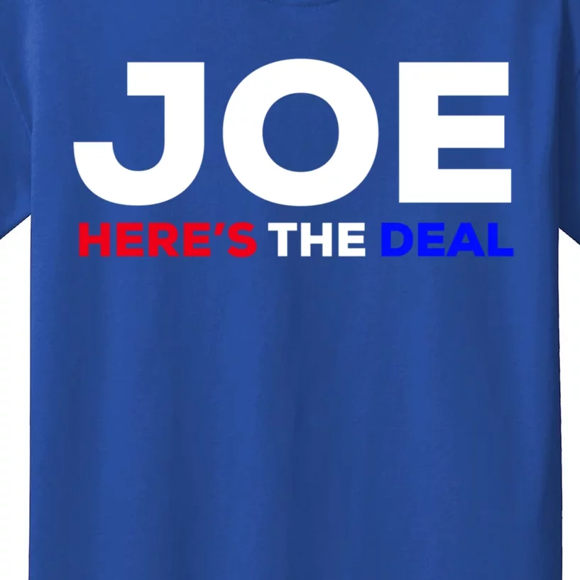 Pro Biden Here’S The Deal Joe Biden Supporter Cute Gift Kids T-Shirt