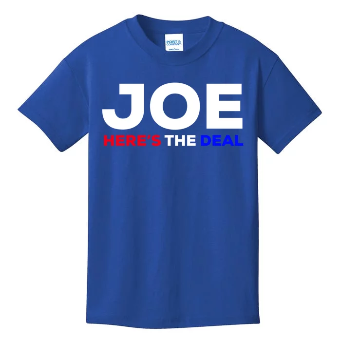 Pro Biden Here’S The Deal Joe Biden Supporter Cute Gift Kids T-Shirt