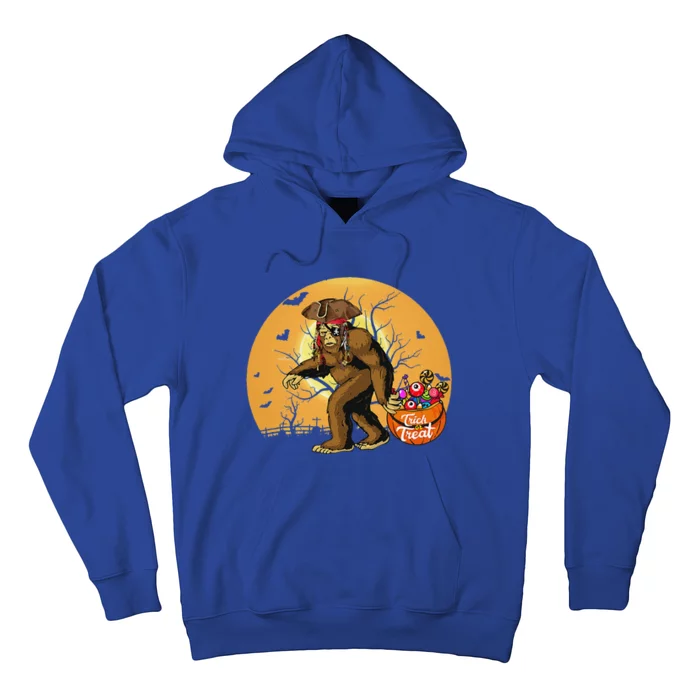 Pirate Bigfoot Halloween Costume Hoodie