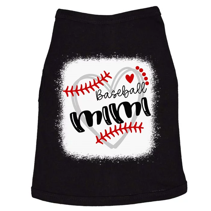 Personalized Baseball Heart Cute Baseball Doggie Tank