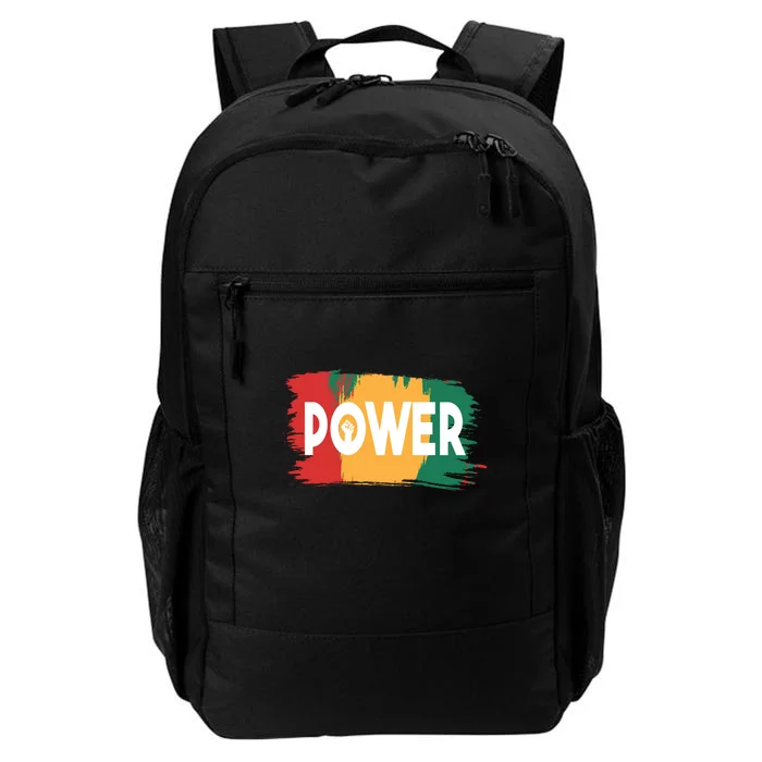 Power Black History Freedom Gift For Black History Month Daily Commute Backpack