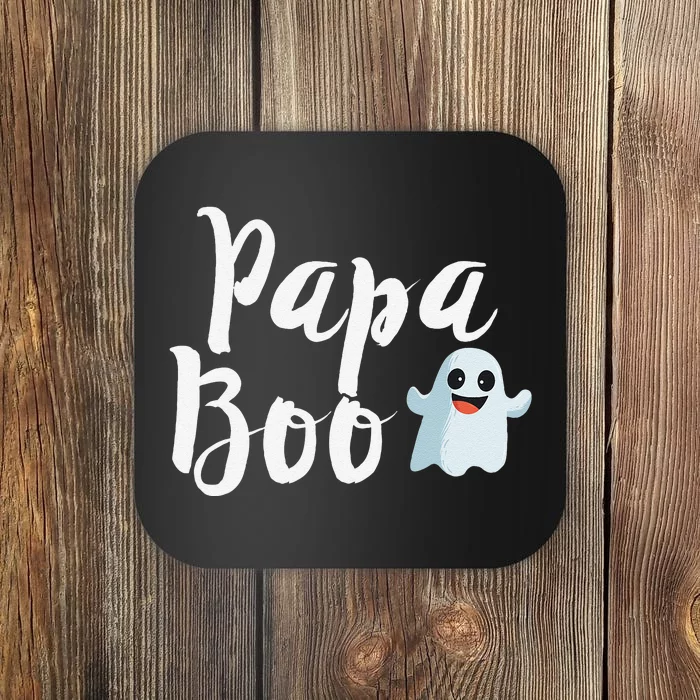 Papa Boo Halloween Family Matching Ghost Dad Coaster