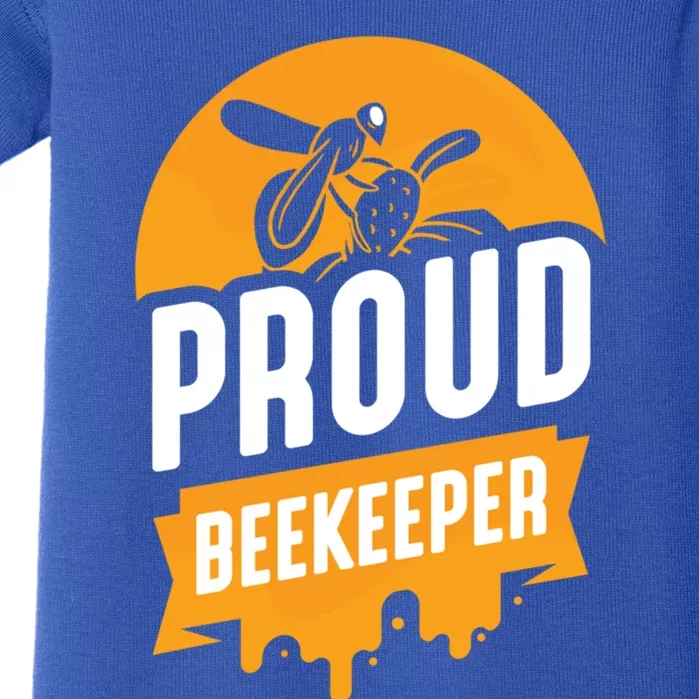 Proud Beekeeper Honeybee Bee Beekeeping Hobby Gift Baby Bodysuit