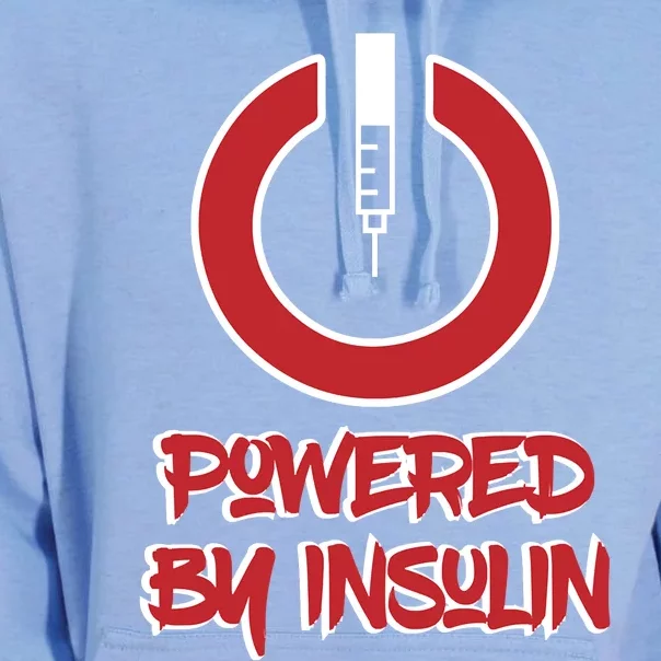 Powered By Insulin Diabetic, Diabetes Unisex Surf Hoodie