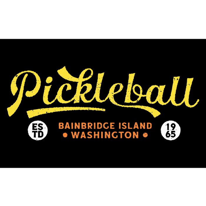 Pickleball Bainbridge Island 1965 Vintage Pickleball Bumper Sticker