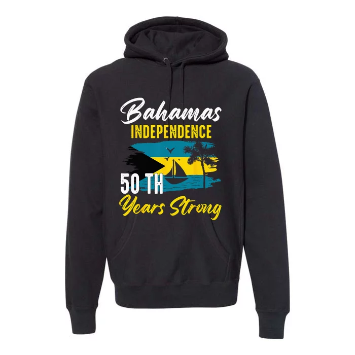 Proud Bahamas Independence 50TH Celebration Souvenir Premium Hoodie