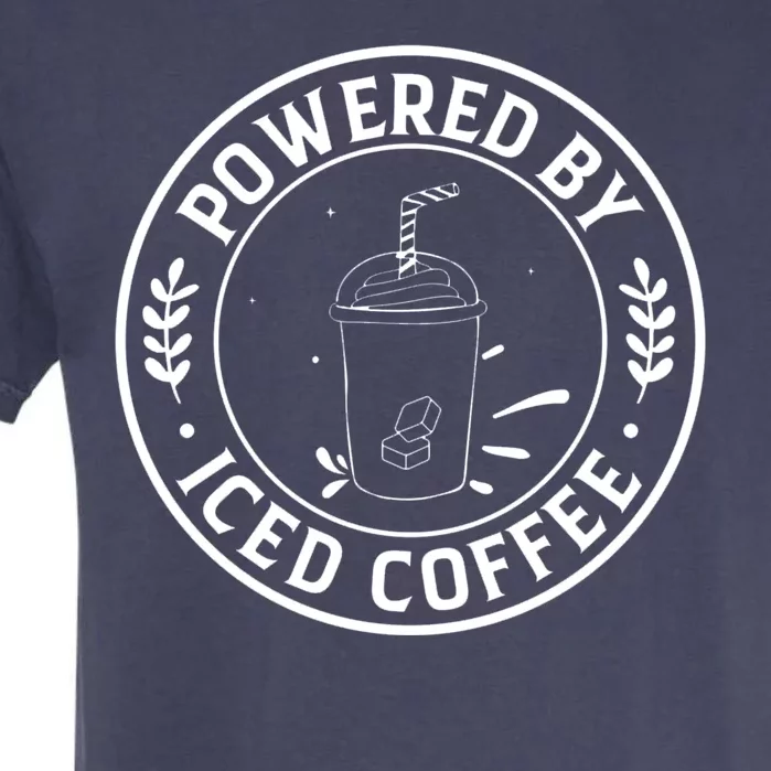 Powered By Iced Coffee Garment-Dyed Heavyweight T-Shirt