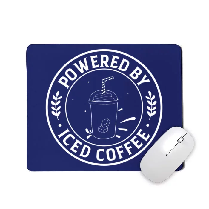 Powered By Iced Coffee Mousepad