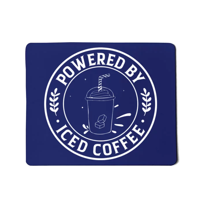 Powered By Iced Coffee Mousepad