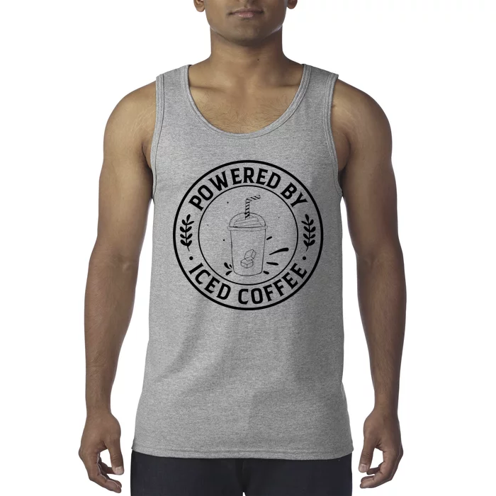 Powered By Iced Coffee Tank Top