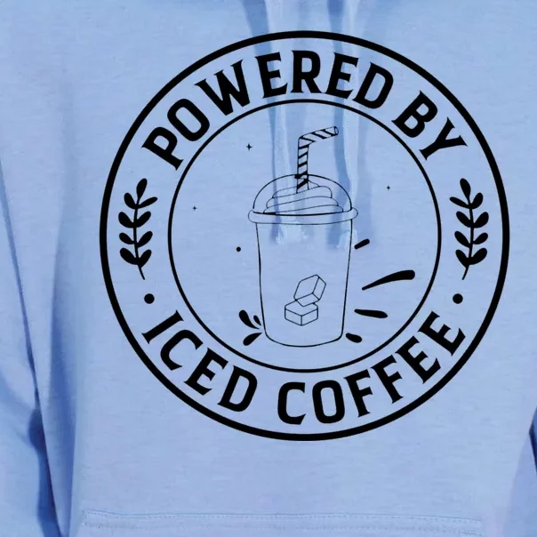 Powered By Iced Coffee Unisex Surf Hoodie