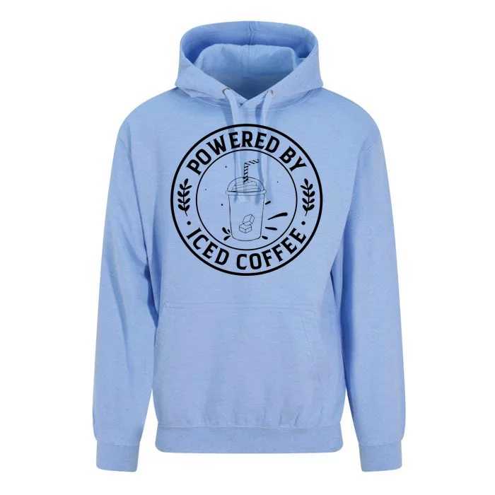 Powered By Iced Coffee Unisex Surf Hoodie