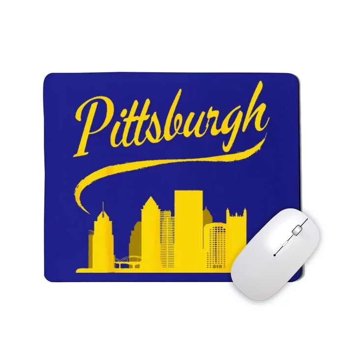 Pittsburgh Born In PA From PGH Pennsylvania Burgh Mom Dad Mousepad