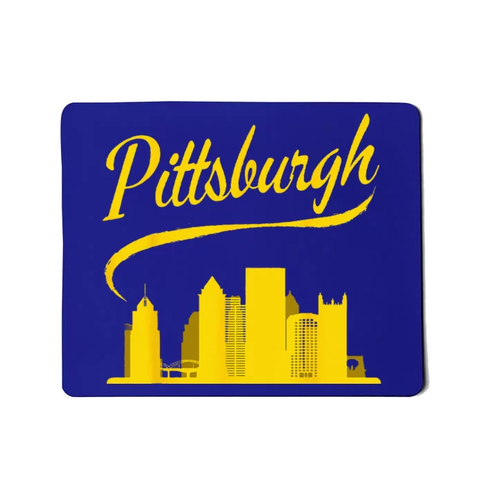 Pittsburgh Born In PA From PGH Pennsylvania Burgh Mom Dad Mousepad