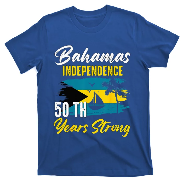 Proud Bahamas Independence 50TH Celebration Souvenir T-Shirt